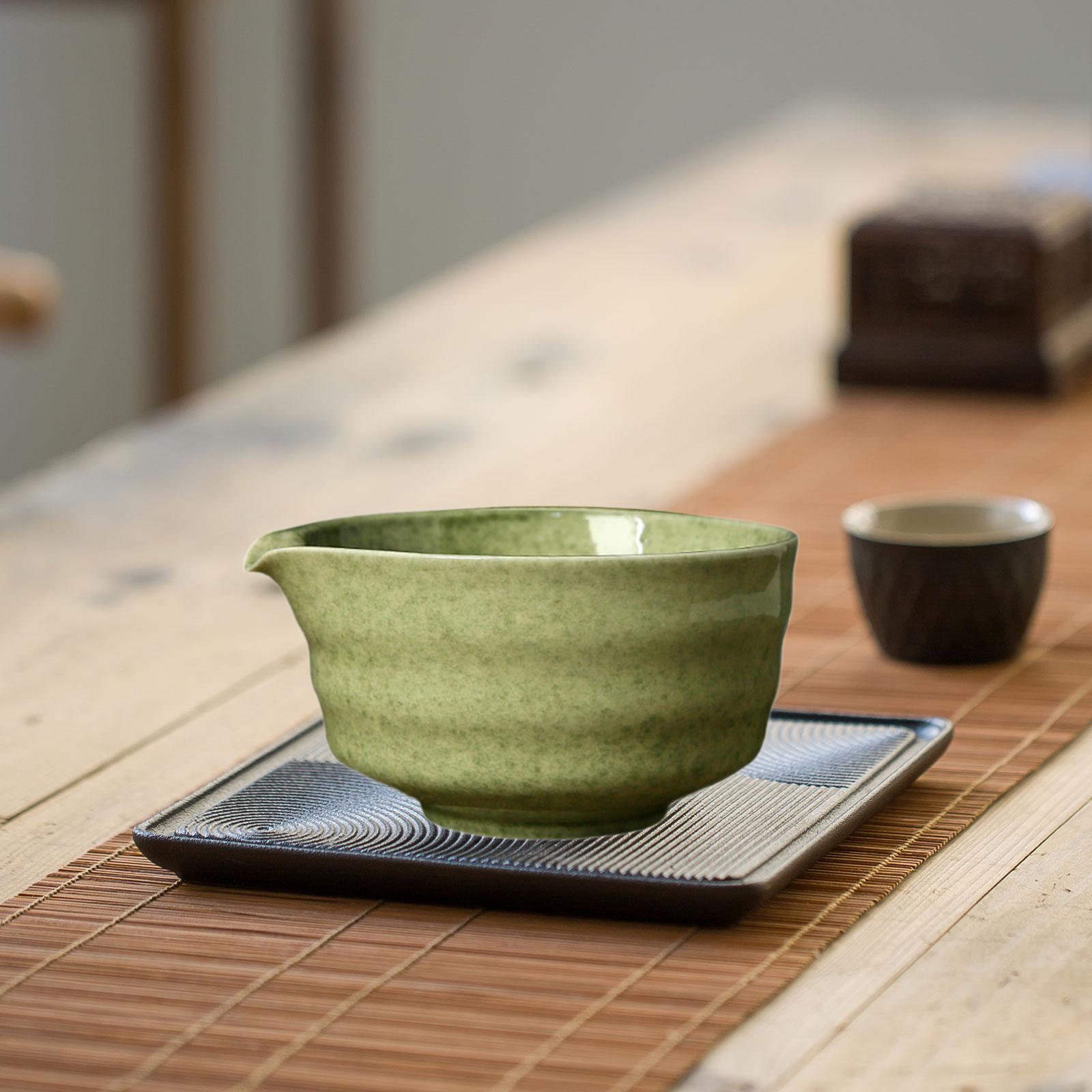 Ceramic Matcha Bowl with Spout - Handmade Ceramic Mug 评论和价格