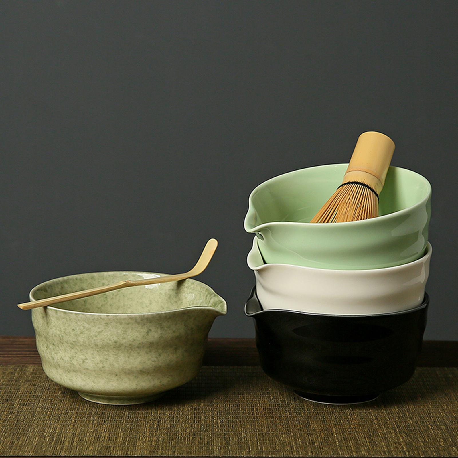 Ceramic Matcha Bowl with Spout - Handmade Ceramic Mug 评论和价格