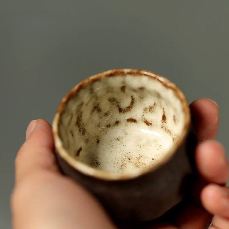 Handmade Wabi Sabi Rough Potte - Handmade Ceramic Mug 评论和价格