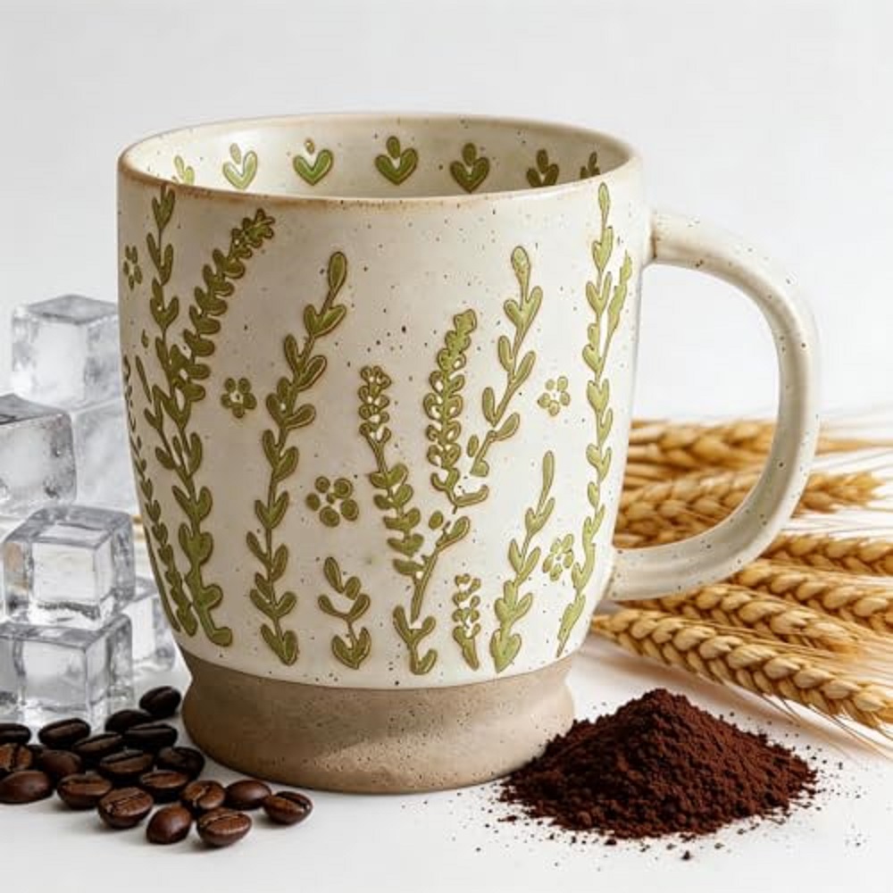 18 oz Coffee Mug Gift for Wome - Handmade Ceramic Mug 评论和价格