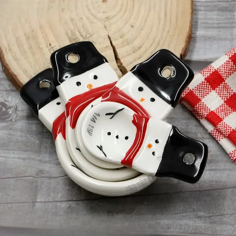 4pcs Christmas Measuring Spoon - Handmade Ceramic Mug 评论和价格