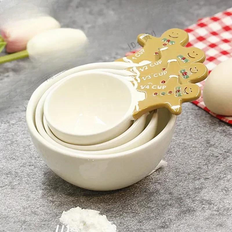 4pcs Christmas Measuring Spoon - Handmade Ceramic Mug 评论和价格