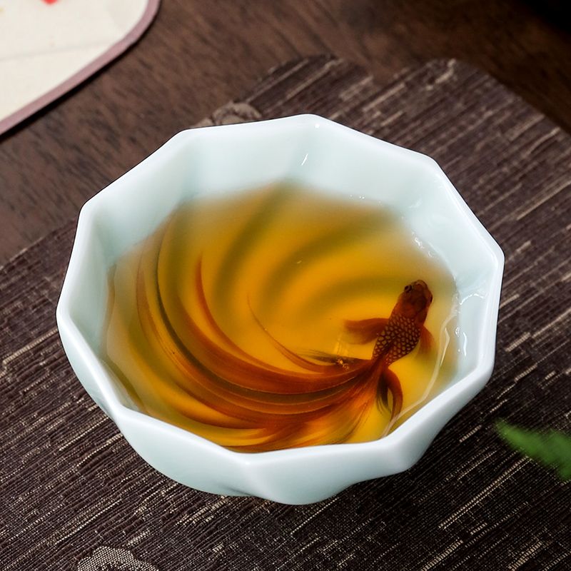 Creative Celadon Teacups Handm - Handmade Ceramic Mug 评论和价格