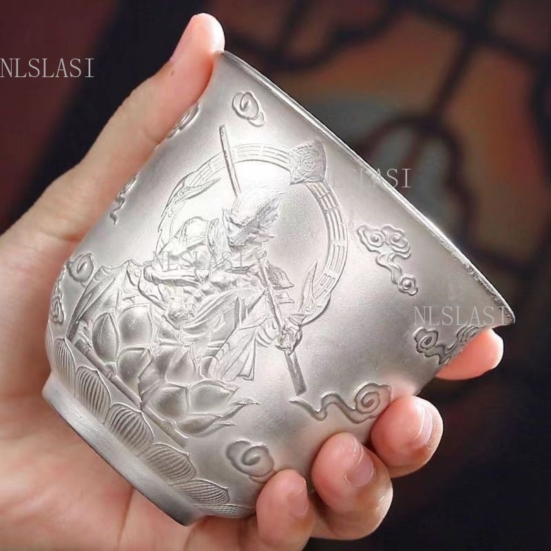 Silver Inner Pot Kung Fu Ceram - Handmade Ceramic Mug 评论和价格