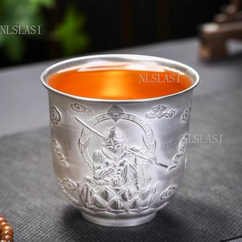 Silver Inner Pot Kung Fu Ceram - Handmade Ceramic Mug 评论和价格