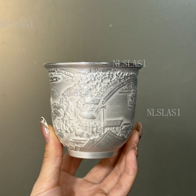Silver Inner Pot Kung Fu Ceram - Handmade Ceramic Mug 评论和价格